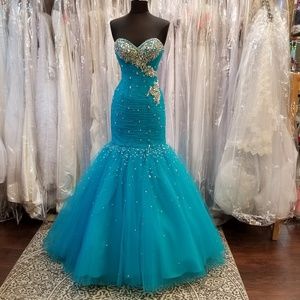 Capri Blue Mermaid Dress